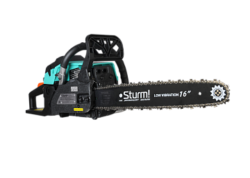 картинка Бензопила Sturm 2400Вт 455мм шаг цепи 0,325 легкий старт тормоз цепи GC99452B  являющийся официальным дистрибьютором в России 