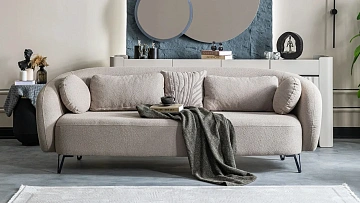 картинка Диван Pamukkale Three Seater HM-217 трехместный с раздвижным механизмом Weltew 