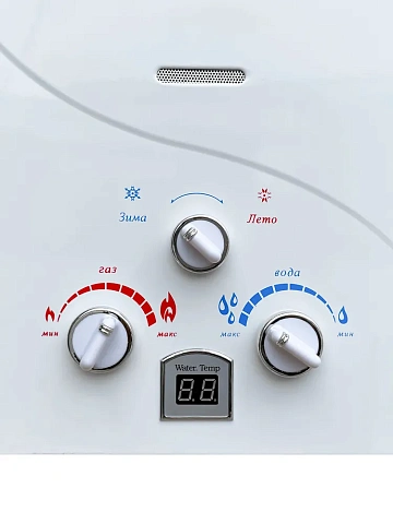 картинка Колонка газовая Comfort 06 D Белая с дисплеем 92657  являющийся официальным дистрибьютором в России 