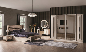 картинка Спальный гарнитур Nirvana Bedroom Set Weltew  являющийся официальным дистрибьютором в России 