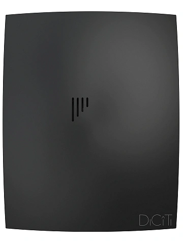 картинка Вентилятор накладной BREEZE D125 Matt black DICITI BREEZE 5C Matt black  являющийся официальным дистрибьютором в России 