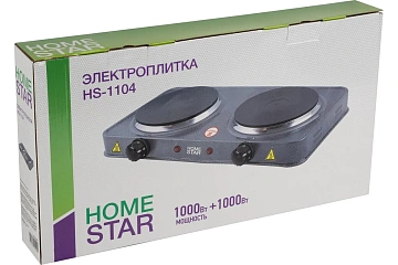 картинка Плита настольная электрическая Homestar HS-1104  являющийся официальным дистрибьютором в России 