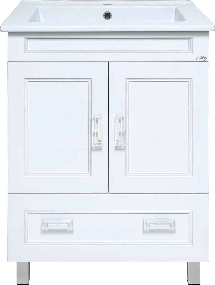 картинка Тумба Дива 85 белая 1 ящ ум. Оскар 850 Misty 