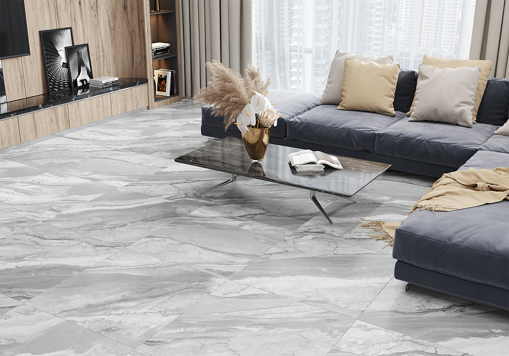 картинка Панель Firenze Grey 600*600 (ТМ New Trend) 
