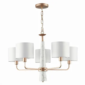 Картинка Люстра ST-Luce SL1163.203.05 подвесная Матовое золото/Белый от гипермаркета ТАТАЕВ