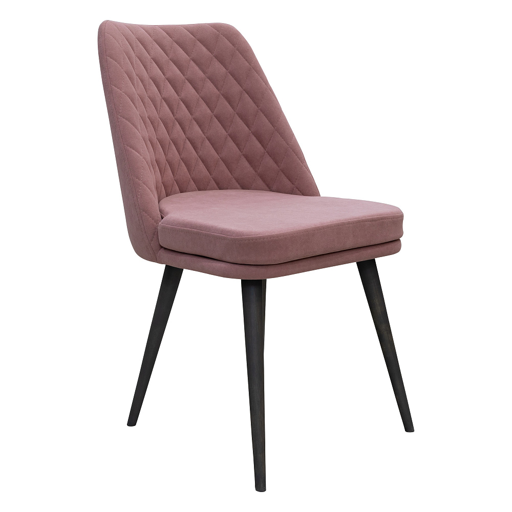 картинка Стул-кресло Нэшвилл ткань стрейч-велюр розовый опора серый 