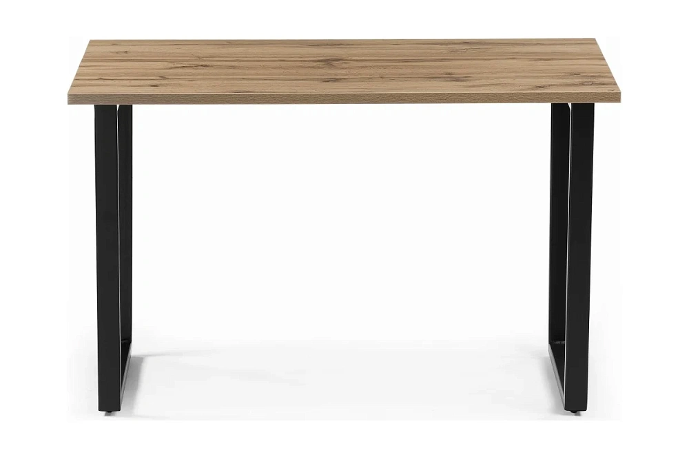 картинка Стол раскладной Лота Лофт МР 140 Дуб Вотан/черный матовый 25мм 140(180)*80 