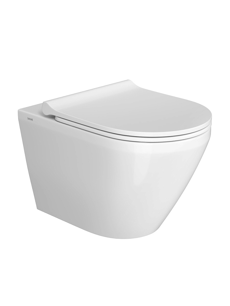 картинка Унитаз подвесной integra,безободковый 7041В003-0075+Сиденье 110-003-019 Vitra 