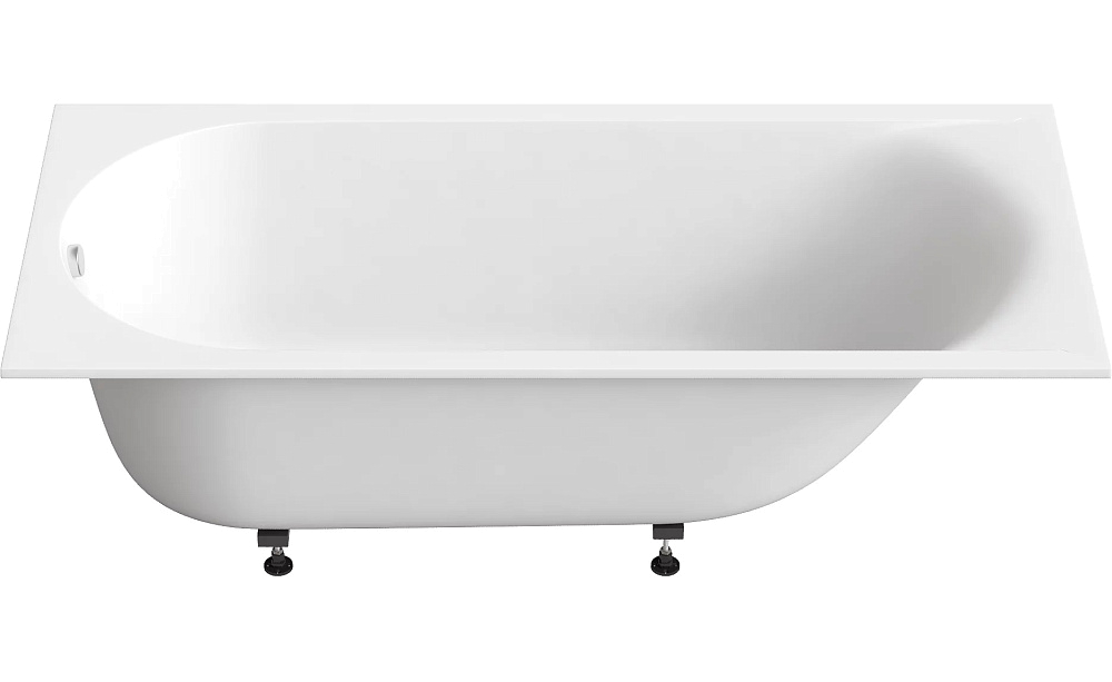 картинка Ванна Афина 170*75 белый глянец без экрана Bas 
