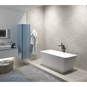 картинка Ванна Esmont ESM17078S 1700*780*530 из искусственного камня свободностоящая Azario  являющийся официальным дистрибьютором в России 