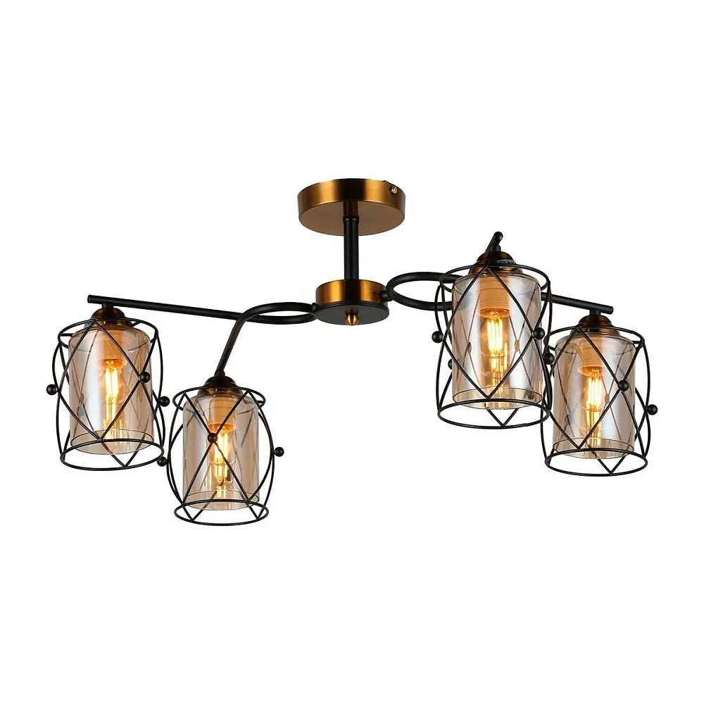 Люстра MD.1023-4-S-BK+GBR от гипермаркета ТАТАЕВ