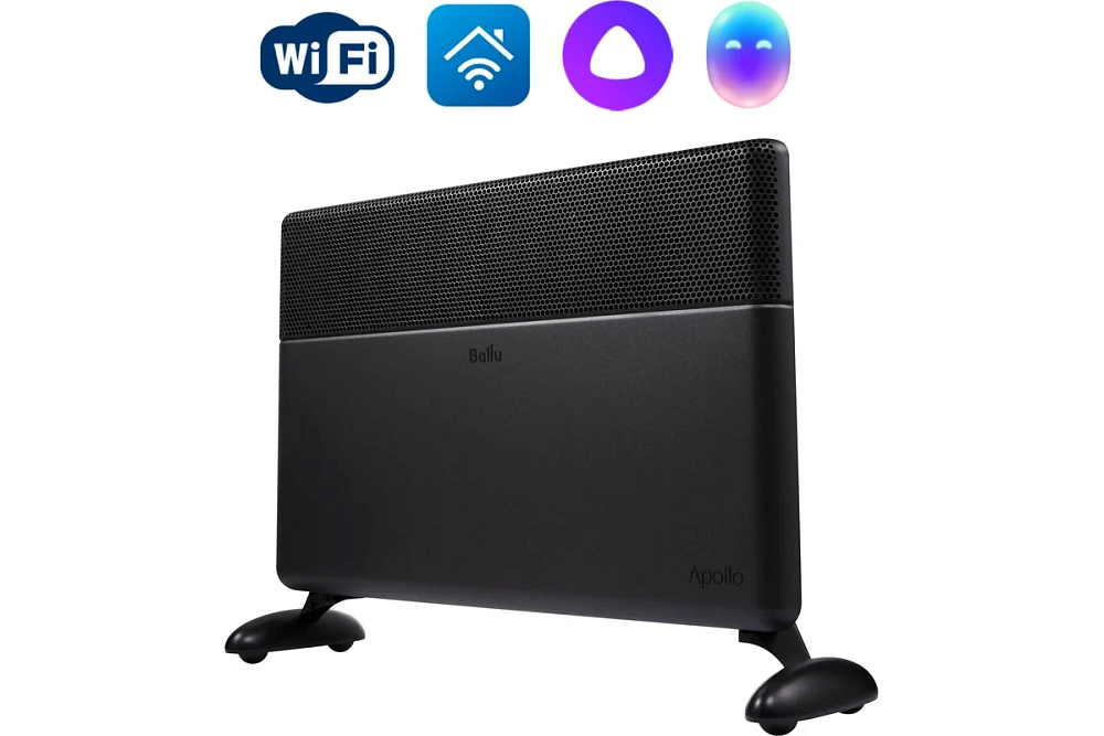 картинка Конвектор электрический Ballu Apollo digital Black BEC/ATI-2003 