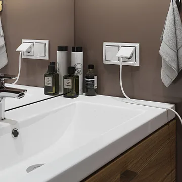 картинка Рамка на 2 поста белый Snabb W0021901 Werkel 051649  являющийся официальным дистрибьютором в России 