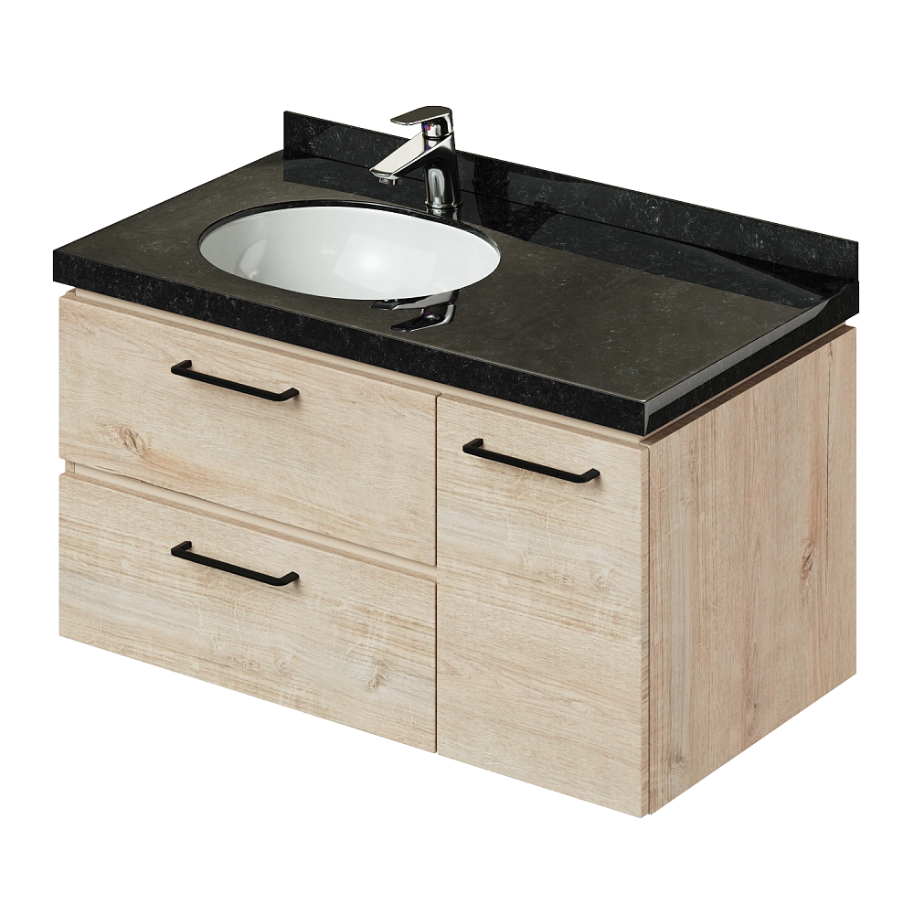 картинка Комплект Виолетта 90 дуб ум. Tais 90, зеркало 90 Даниэла-Аква 