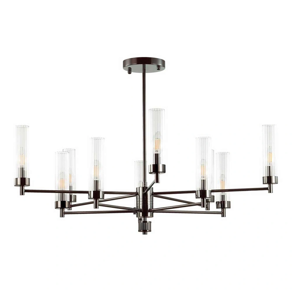 Люстра Lumion Classi LN23 5275/10C черный хром Kamila от гипермаркета ТАТАЕВ