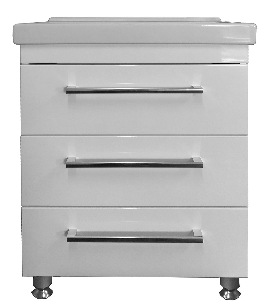 картинка Тумба Модерн 60/3Н напольная с раковиной Fest 60 Loranto 