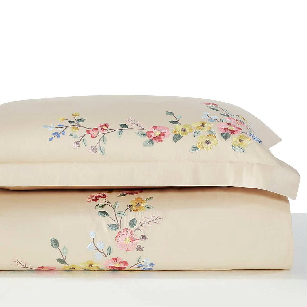 картинка Постельное белье Arya Deluxia сатин с вышивкой 2 Сп. 200*220 Hivda 