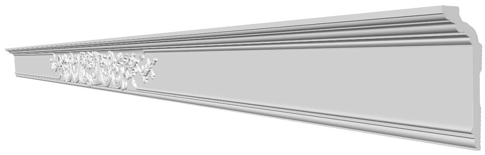 картинка Плинтус декоративный GP-110 Silver (27шт) 