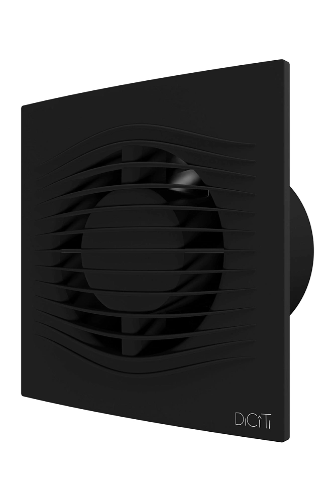 картинка Вентилятор накладной Era Slim 4C Q100 черный Slim 4C matt black 