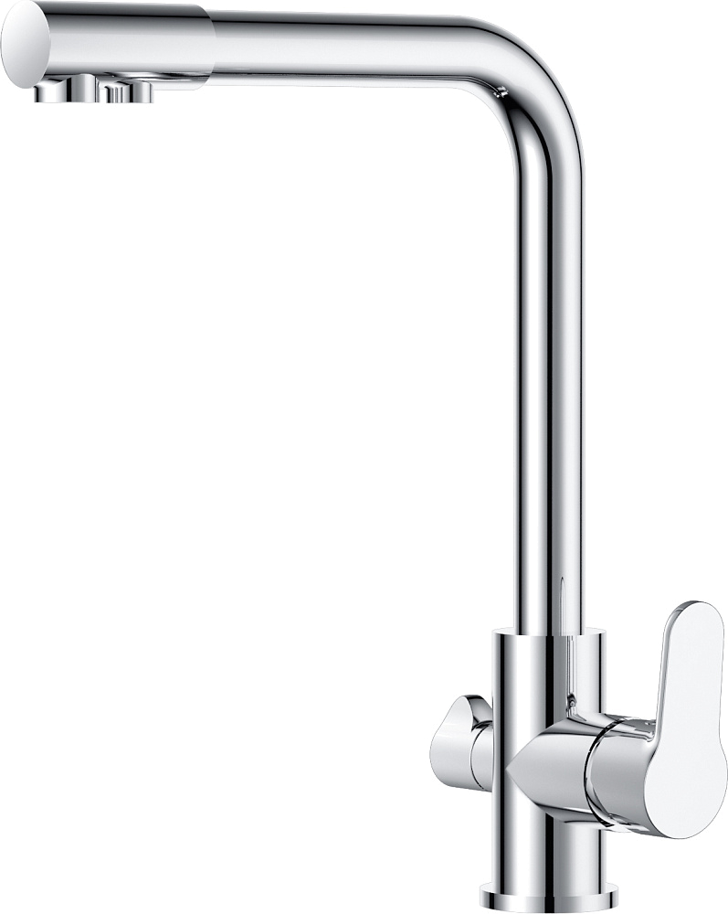 картинка Смеситель для кухни D&K Rhein.Marx с подключением к фильтру хром D&K DA1391601 
