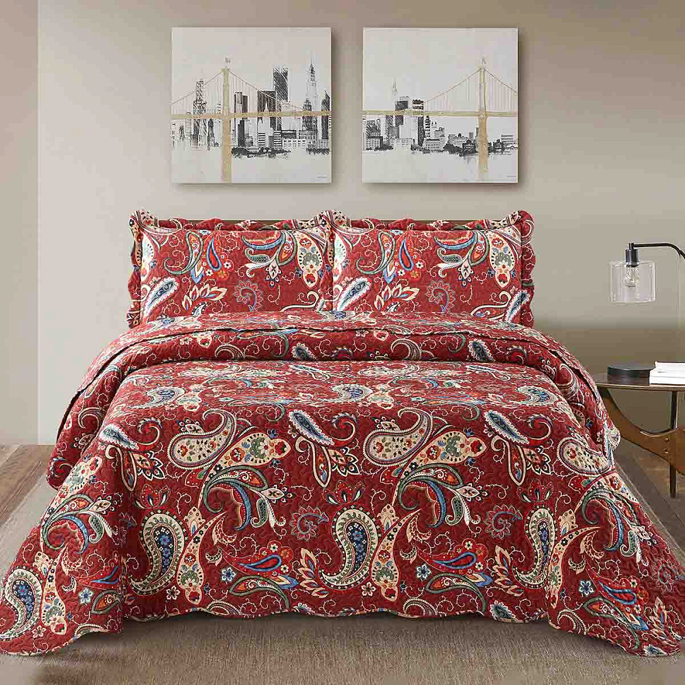 картинка Покрывало Arya печатное 180*240 Scarlet 