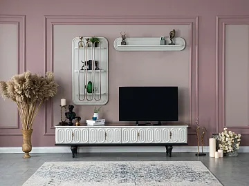 картинка Подставка ТВ Belgrad Wall Unit Upper Side Weltew  являющийся официальным дистрибьютором в России 
