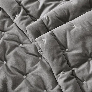 картинка Покрывало Arya Бархат 180*240 - 50*70+5 Ansel золотистый 