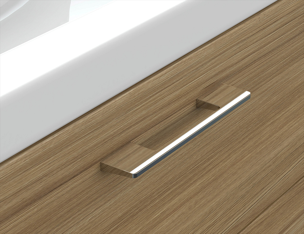 картинка Тумба подвесная Lara 40 орех ум. Como 40 Cersanit 