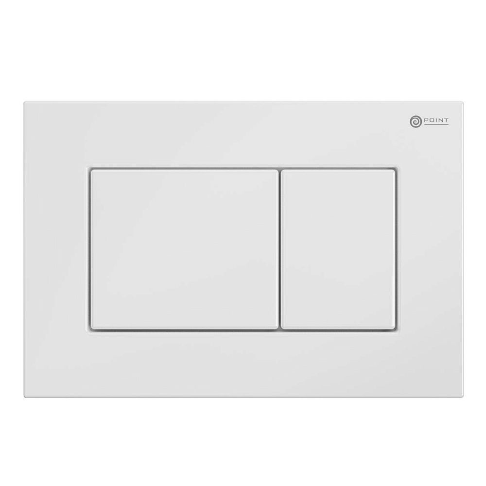 картинка Клавиша смыва Ника для инсталляции белая PN44081W Point 