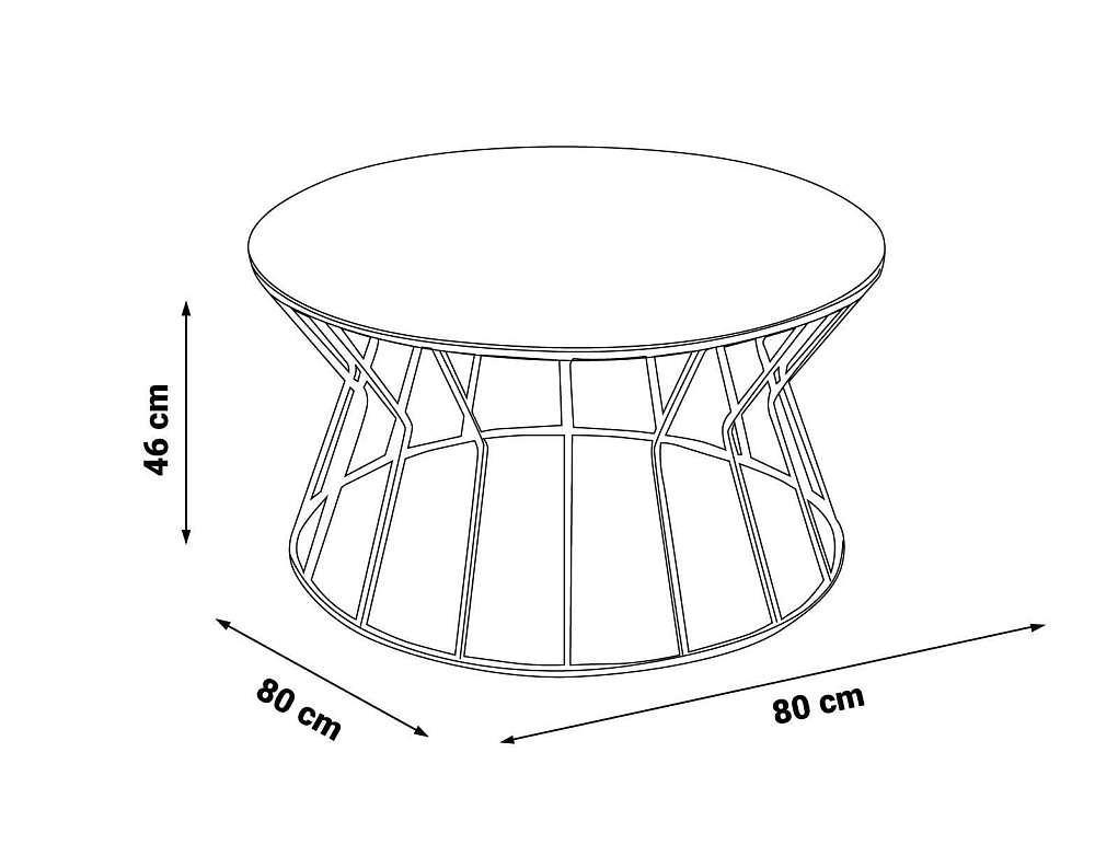 картинка Стол журнальный Kum Saati Coffee Table Gold Bronze Mirror Weltew 