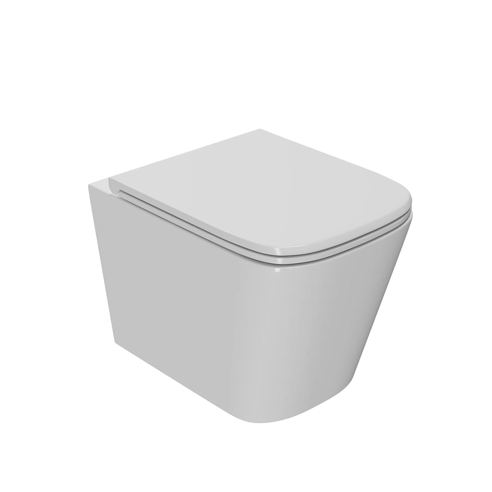 картинка Унитаз подвесной Ника безобод. сиденье дюропласт микролифт быстросъем. белый PN41081 Point 