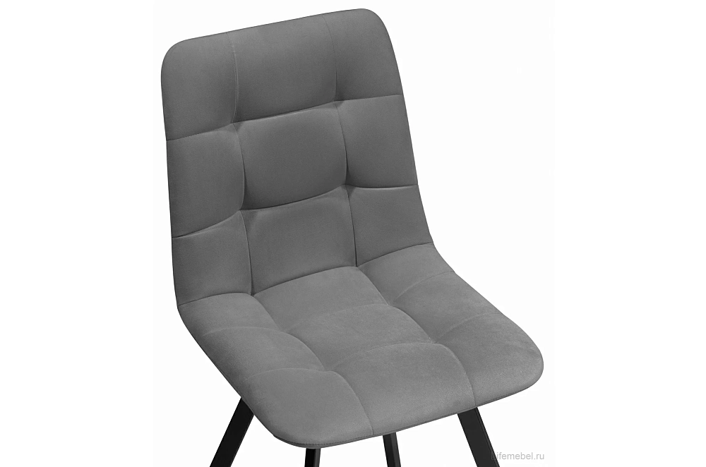 картинка Стул Чилли К темно-серый/черный Velutto 32 