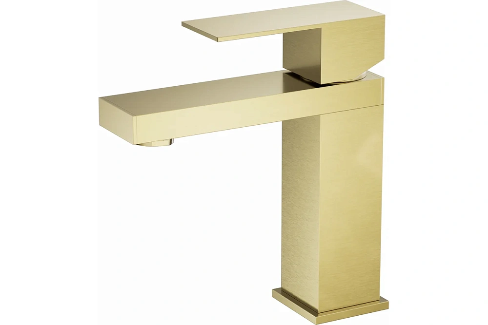 картинка Смеситель для раковины WW-A40982-BG брашированное золото Wonzon & Woghand 