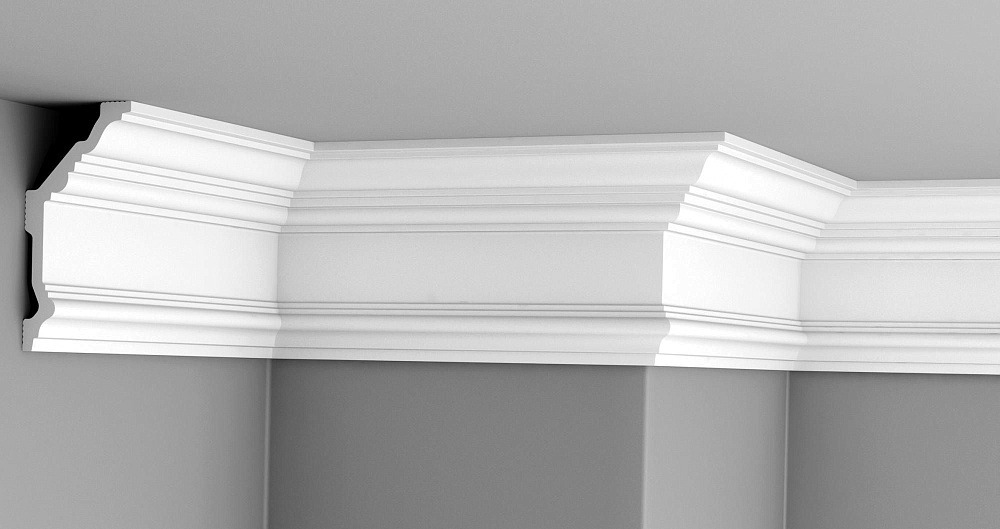 картинка Плинтус потолочный GPL-4 134*66 (14шт) 