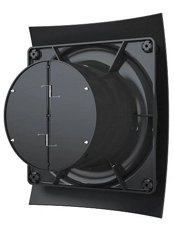 картинка Вентилятор накладной BREEZE D125 Matt black DICITI BREEZE 5C Matt black  являющийся официальным дистрибьютором в России 