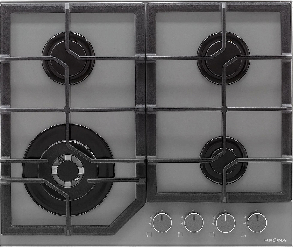 картинка Варочная поверхность газовая Krona Mysterium gh 60 GR KRGH41 
