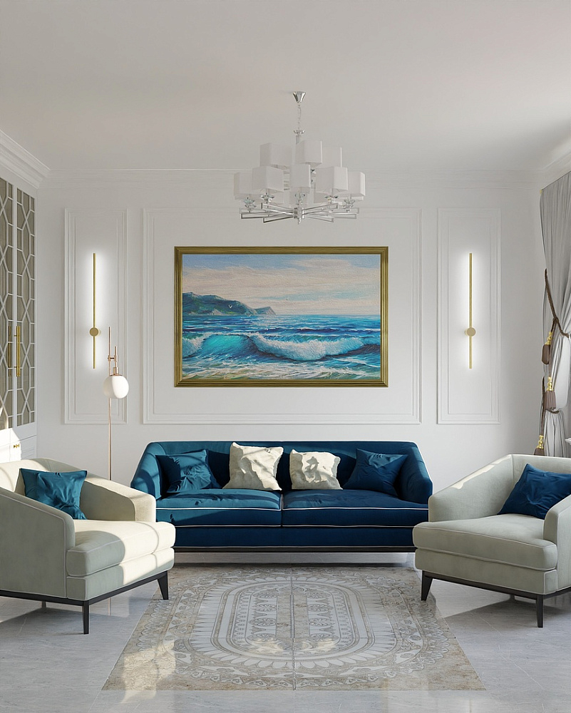 картинка Керамогранит OHSF 6919В-1 Brown д/пола бордюр 60*60см 