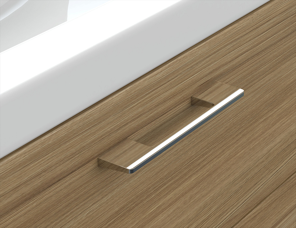 картинка Тумба подвесная Lara 80 орех ум. Como 80 Cersanit 