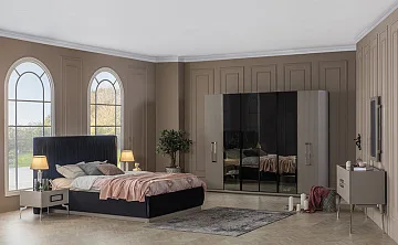 картинка Спальный гарнитур Zirkon Bedroom Set Weltew  являющийся официальным дистрибьютором в России 