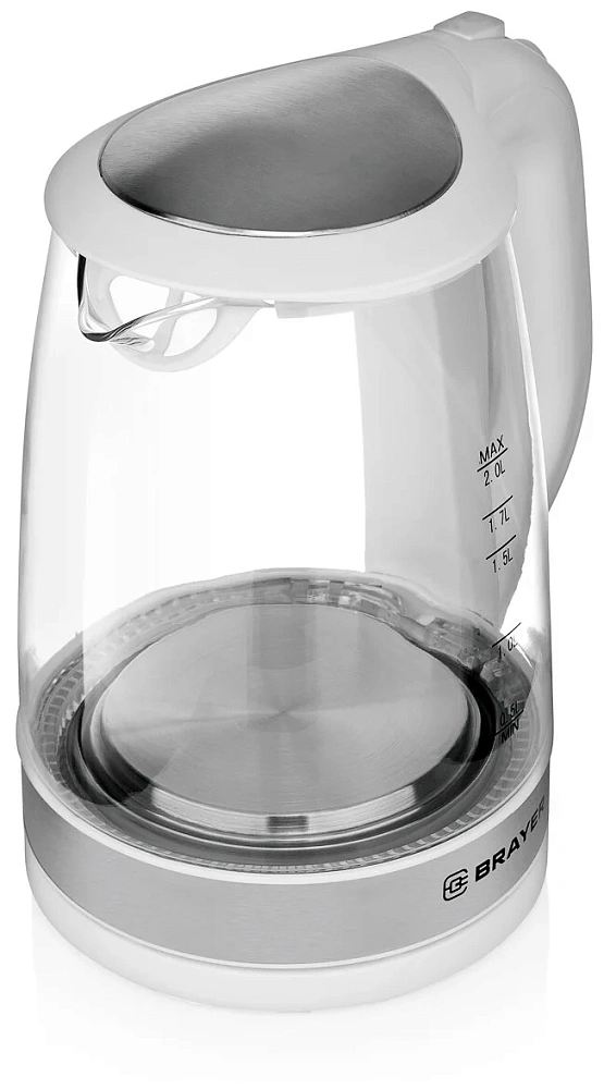 картинка Чайник электрический BRAYER BR1040 WH 