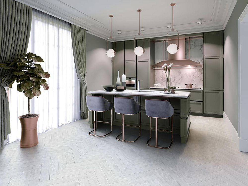 Ламинат Herringbone H003 Дуб Нант 640*128*4.5мм (1.31м2/16шт) от гипермаркета ТАТАЕВ