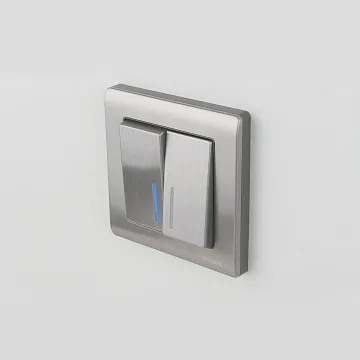 картинка Рамка на 1 пост глянцевый никель Metallic W0011602 051000  являющийся официальным дистрибьютором в России 