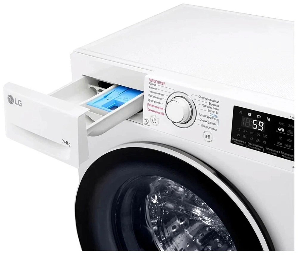 картинка Стирально-сушильная машина LG F2J6HG7W 