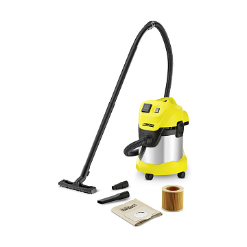 картинка Пылесос хозяйственный WD3 P Premium EU-I 1.629-891.0 Karcher  являющийся официальным дистрибьютором в России 