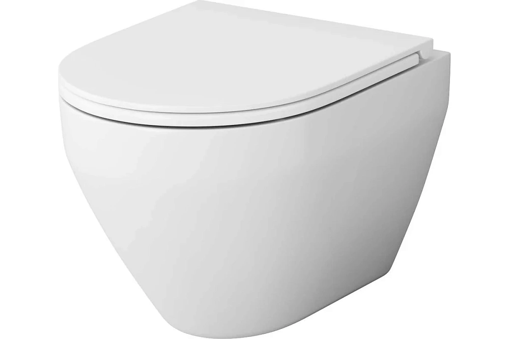 картинка Унитаз подвесной FlashClean Spirit C701700WH без сиденья L/AMPM 