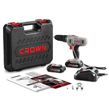 картинка Шуруповерт аккумуляторный 18В Li-ion CT21056LBMC Crown 