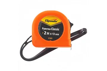 картинка Рулетка, пластиковый корпус Classic Sparta 2м*13мм 31301  являющийся официальным дистрибьютором в России 