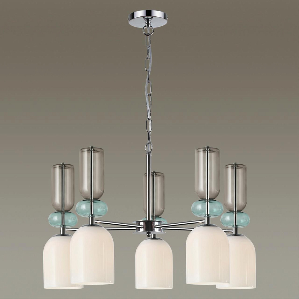 Люстра Lumion Moderni LN23 5235/5 хром GILLIAN от гипермаркета ТАТАЕВ