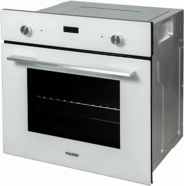 картинка Духовой шкаф Falken EO-6110-3 white glass  являющийся официальным дистрибьютором в России 