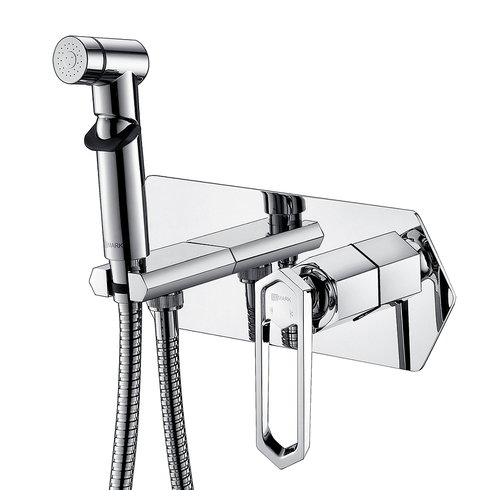 картинка Смеситель с гигиеническим душем Lemark 3919C 